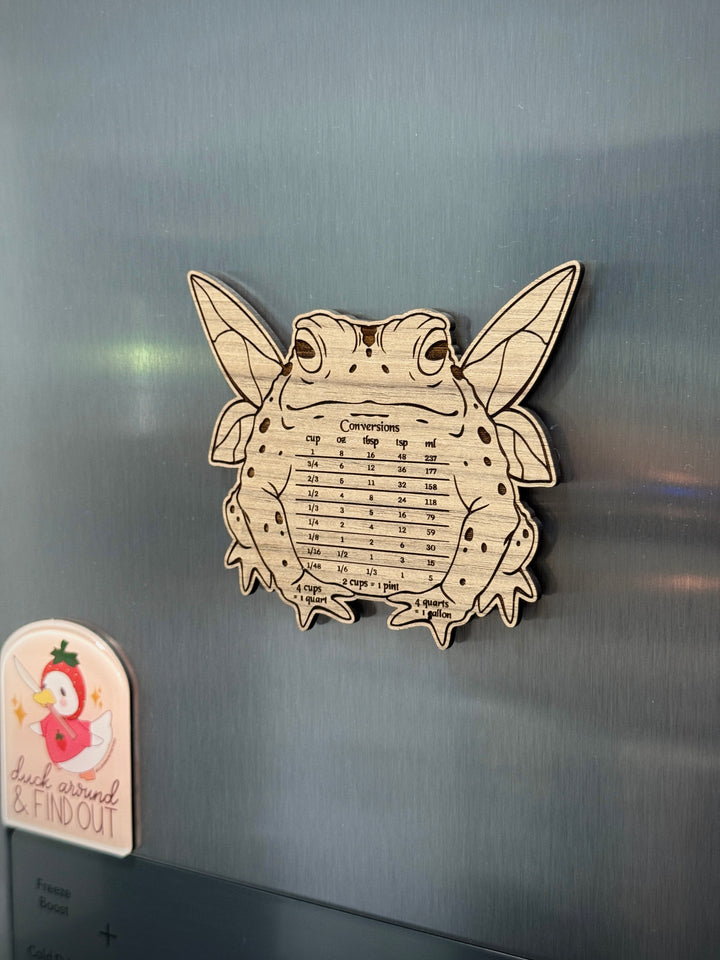 Fairy Frog Conversion Chart Magnet
