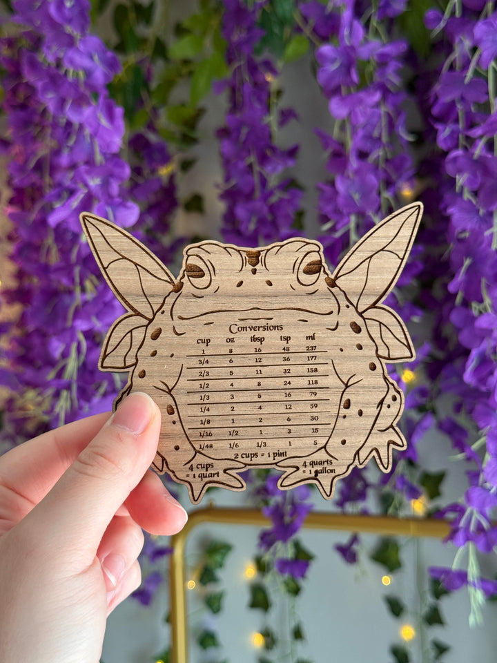 Fairy Frog Conversion Chart Magnet