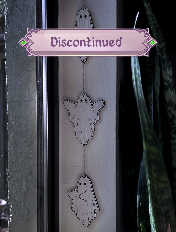 Wood Ghost Hanging PREORDER