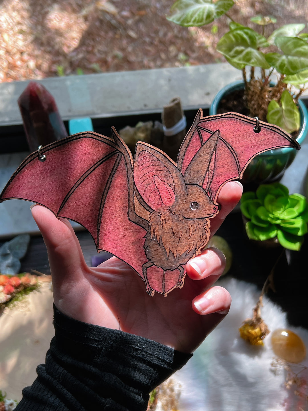 Wood Bat Hanging