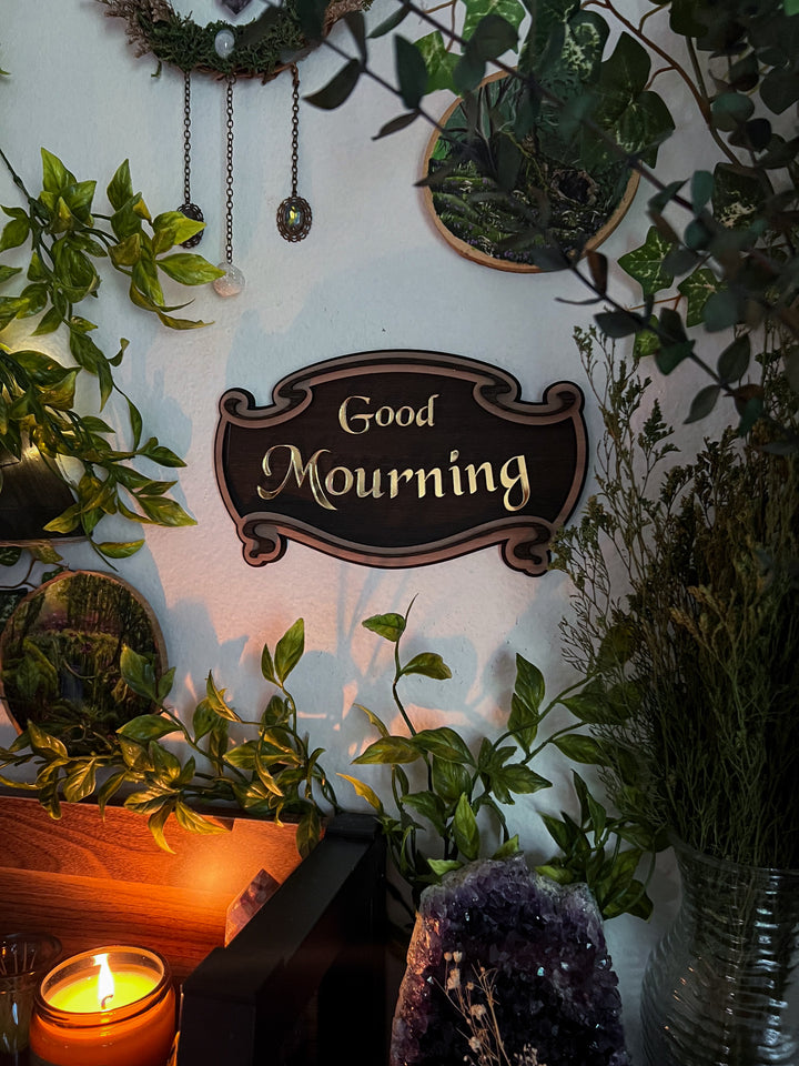 "Good Mourning" Wall Hanging PREORDER