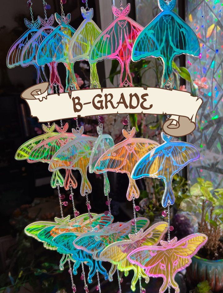 B-GRADE Luna Moth Suncatcher