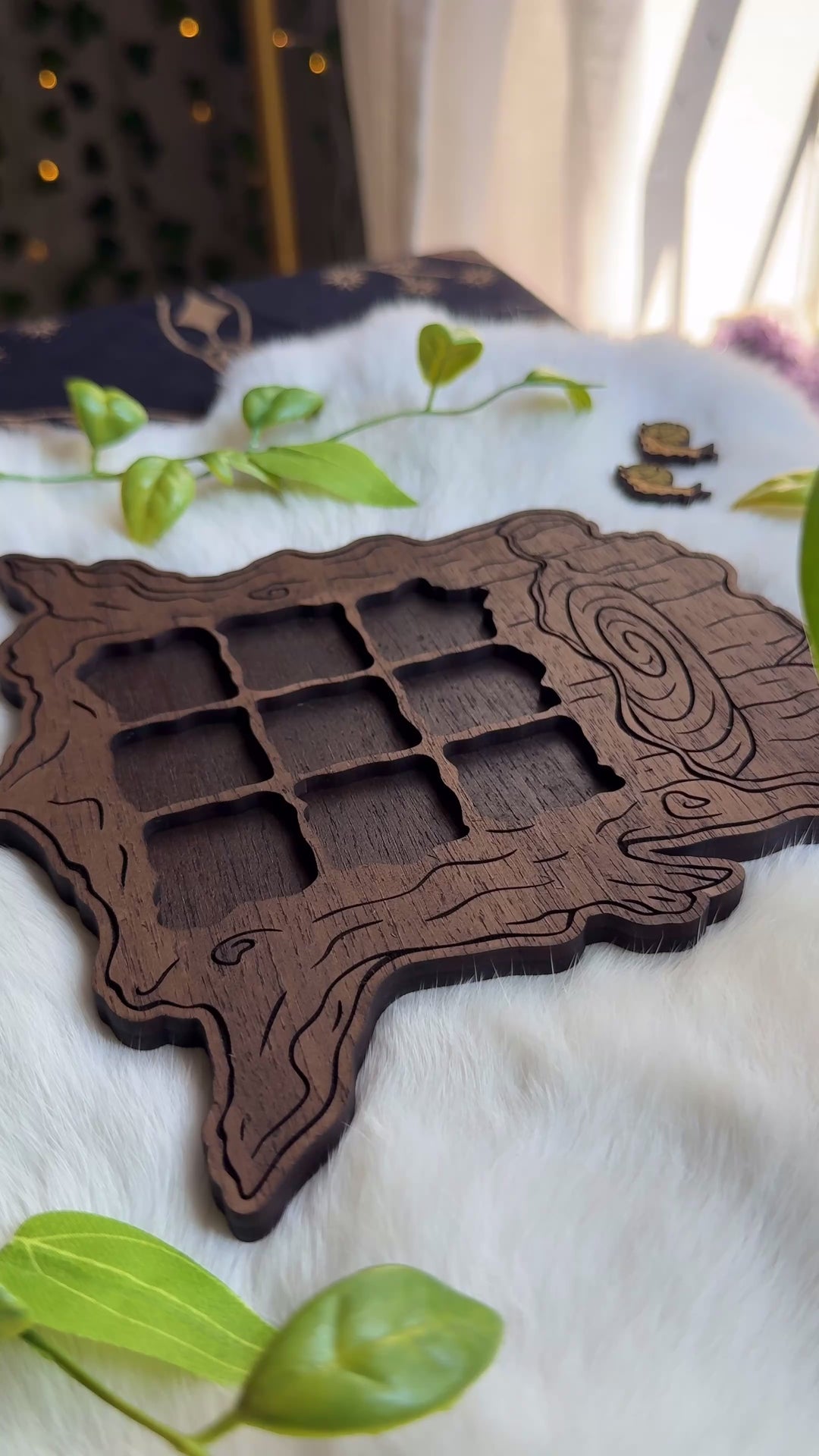 Tree Stump Tic Tac Toe Board