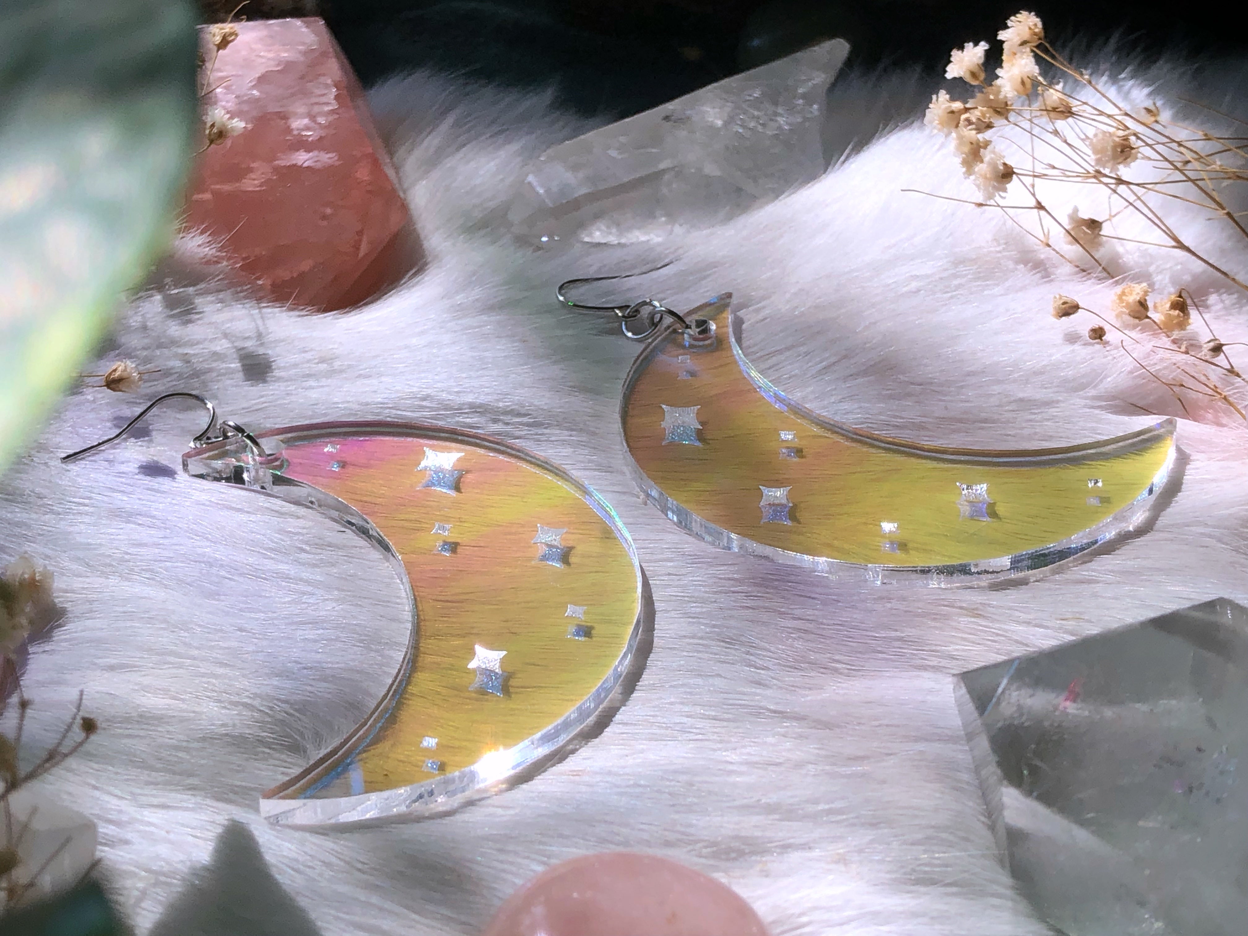 Celestial Moon Earrings