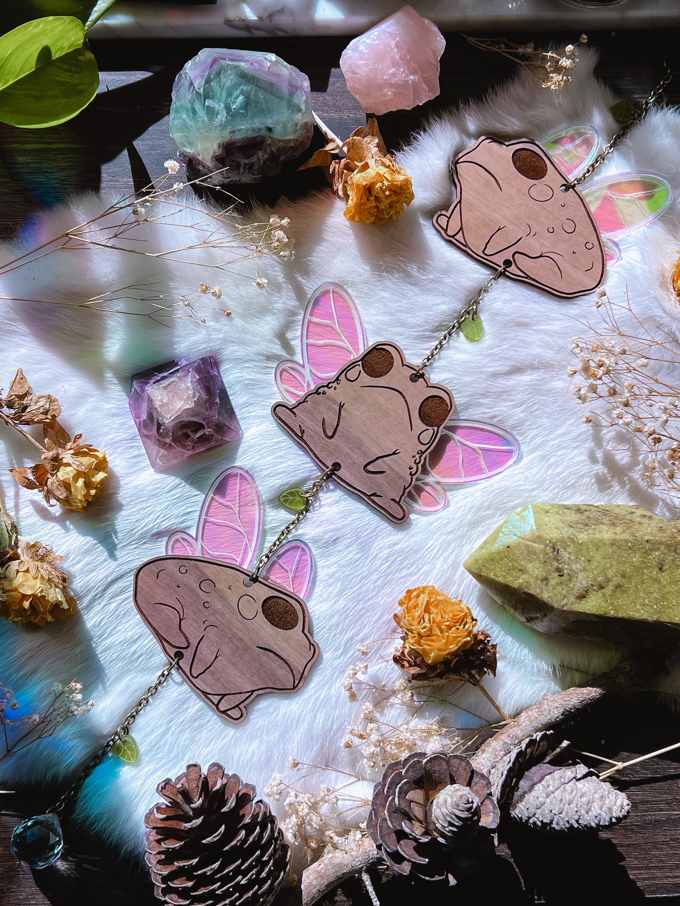 Fairy Frog Suncatcher PREORDER – Rituals of an Oni